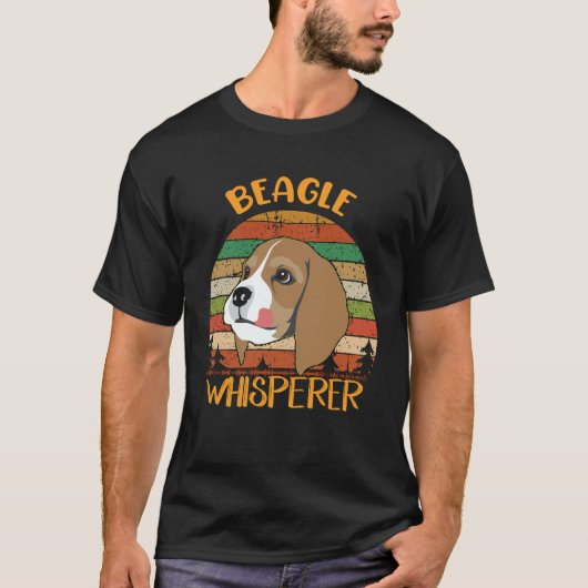 2 Beagle Fluisteraar Beagle T-shirt (Voorkant)
