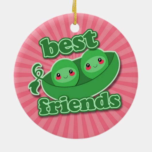 2 BESTE VRIENDEN KERAMISCH ORNAMENT (Achterkant)