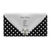 2 "Bestel Elegant Wit Zwart" 2 Label Adres (Voorkant)