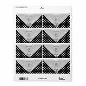 2 "Bestel Elegant Wit Zwart" 2 Label Adres (Full Sheet)