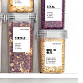 2 bij 3 Meertalig Spaans Frans Pantry Label