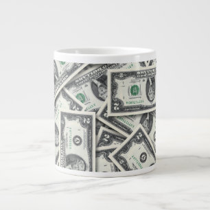 $2 Bil Geld Patroon Grote Koffiekop