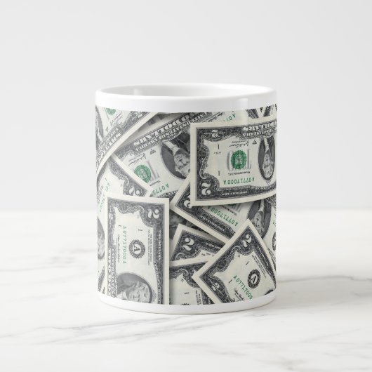 $2 Bil Geld Patroon Grote Koffiekop (Voorkant)