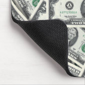 $2 Biljet Geld Patroon Muismat (Hoek)