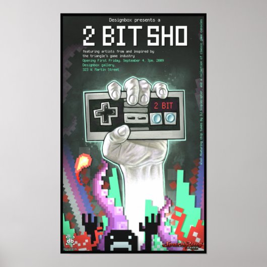 2 BIT SHO-Poster Poster (Voorkant)