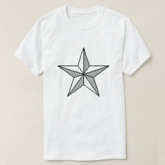 2-bits Star T-shirt (Design voorkant)