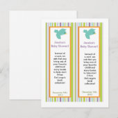 2 Bladwijzer Furry Woodland Animals Uitnodiging Briefkaart (Voorkant / Achterkant)