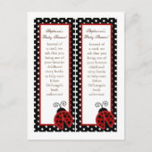 2 Bladwijzers Red Ladybug Uitnodiging Briefkaart (Voorkant)