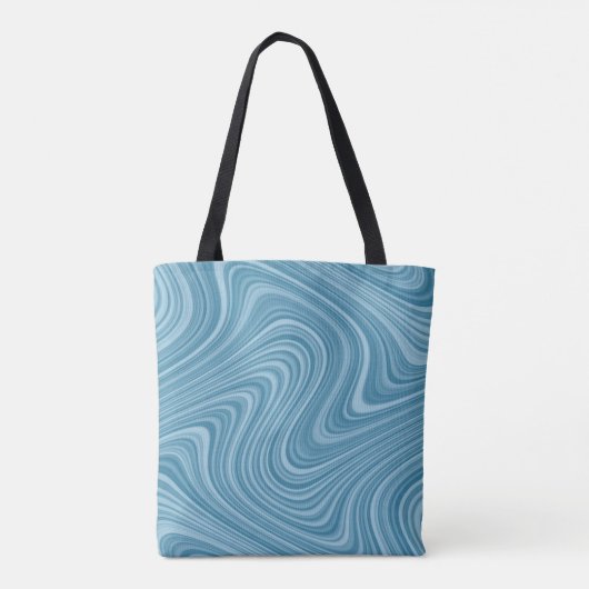 2 Bladzijde 2: Patroon voor rode/blauwe lijnkleur Tote Bag (Achterkant)