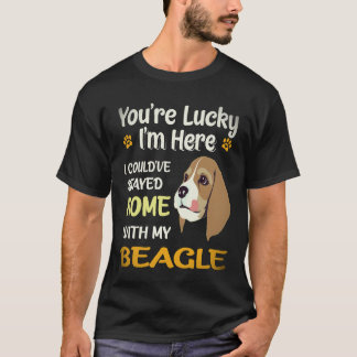 2 Bleef thuis met mijn Beagle T-shirt