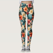 #2 Bloemen Patroon Leggings (Voorkant)