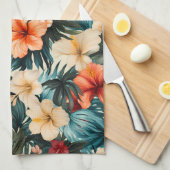 #2 Bloemen Patroon Theedoek (Quarter Fold)