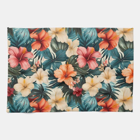 #2 Bloemen Patroon Theedoek (Horizontaal)