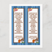 2 Boek markeert All Star Blue Uitnodiging Briefkaart (Voorkant)