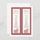 2 Boek Marks Abbys Boerderij Roze Girly Barn Anima Uitnodiging Briefkaart (Voorkant / Achterkant)