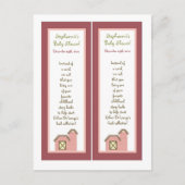 2 Boek Marks Abbys Boerderij Roze Girly Barn Anima Uitnodiging Briefkaart (Voorkant)