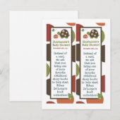 2 Boek Marks Laguna Beach Schildpad Kikker Vijver  Uitnodiging Briefkaart (Voorkant / Achterkant)