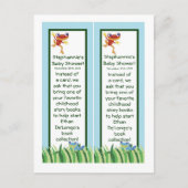 2 Boek Marks Rain-forest Oerwoud Animal Uitnodiging Briefkaart (Voorkant)