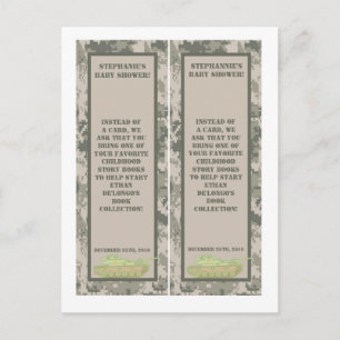 2 Boeken Merken ARMY ACU Camoflauge Digitale Camo Uitnodiging Briefkaart