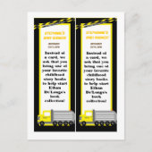 2 Boeken Merken Bouw Uitnodiging Briefkaart (Voorkant)