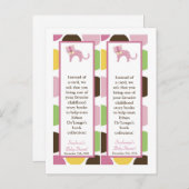 2 boeken Merken Oerwoud Queen Tiger Safari Zoo Ani Uitnodiging Briefkaart (Voorkant / Achterkant)