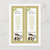 2 boeken van Marks Monkey Time Zoo Animal Uitnodiging Briefkaart (Voorkant)