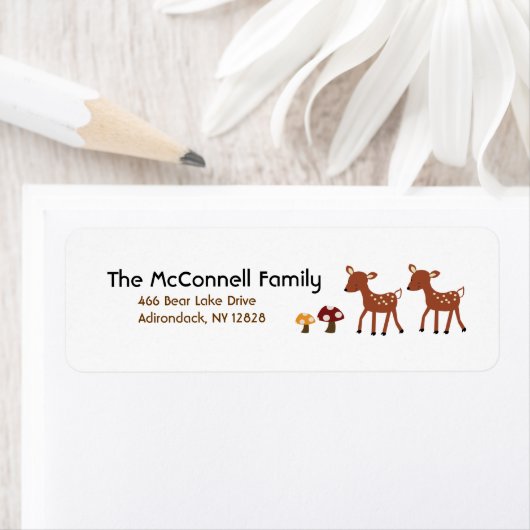 2 BOSHERTEN AFDRUKBARE ADRESETIKETTEN ETIKET (Insitu)