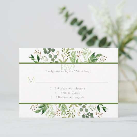 #2 Botanische droom RSVP (Staand voorkant)