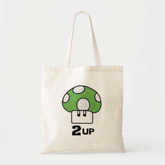 2 Bovenkant paddenstoeltje Tote Bag (Voorkant)
