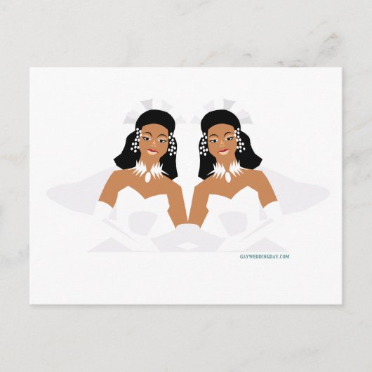 2 Brides etnische Briefkaart (Voorkant)
