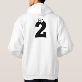 2, brief met oogballen, hoodie (Achterkant)