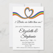 2 bruiden zijn beter dan een lesbische vrijgezelle kaart (Voorkant)