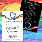 2 bruiden zijn beter dan één vrijgezellenweekend kaart