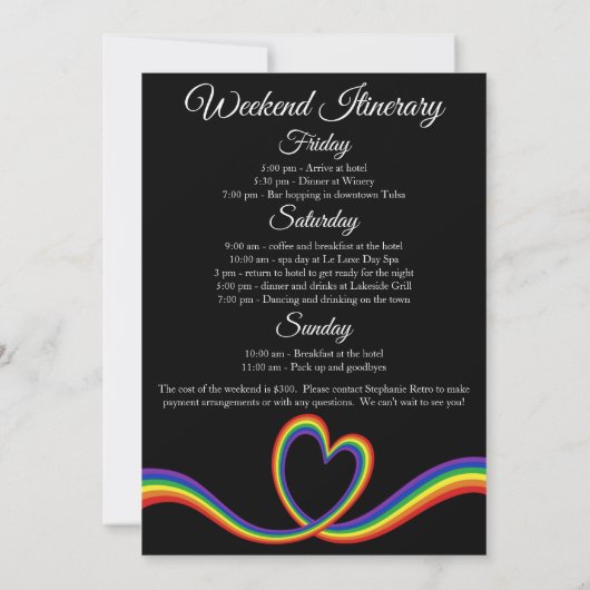 2 bruiden zijn beter dan één vrijgezellenweekend kaart (Achterkant)