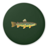 2 bruin keramische knop (Voorkant)