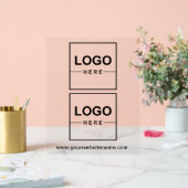 2 Business Logos Professional Acrylic Sign Acryl Bord (Huwelijk)