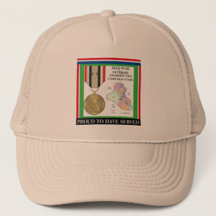 2 CAMPAGNE STERREN IRAK OORLOGSVETERAAN TRUCKER PET