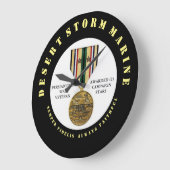 2 CAMPAIGN STARS Desert Storm Marine SEMPER Fi Grote Klok (Hoek)