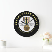 2 CAMPAIGN STARS Desert Storm Marine SEMPER Fi Grote Klok (Huis)