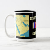 2 CAMPAIGN STARS Desert Storm Marine SEMPER Fi Tweekleurige Koffiemok (Links)