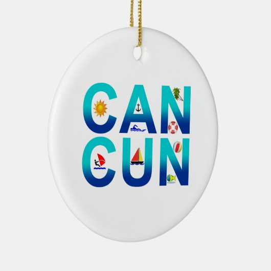 2 Cancun Keramisch Ornament (Rechts)