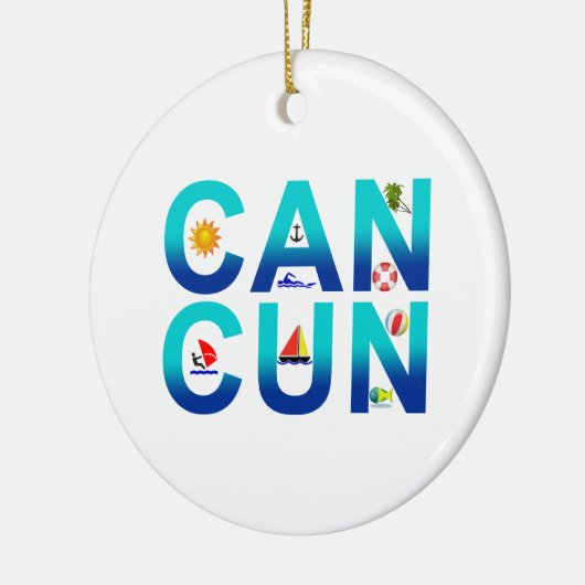 2 Cancun Keramisch Ornament (Links)