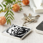 2 caras sleutelhanger (Zijkant)