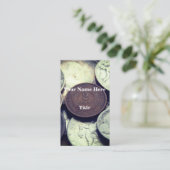 2 cent munten visitekaartje (Staand voorkant)