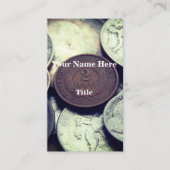 2 cent munten visitekaartje (Voorkant)