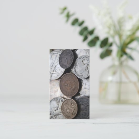 2 cent visitekaartje (Staand voorkant)