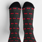2 cherries pattern sokken (Top)