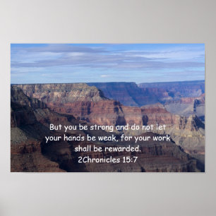 2 Chronicles 15:7 Poster