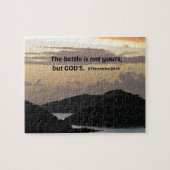 2 Chronicles 20:1 De strijd is niet van jou... Legpuzzel (Horizontaal)