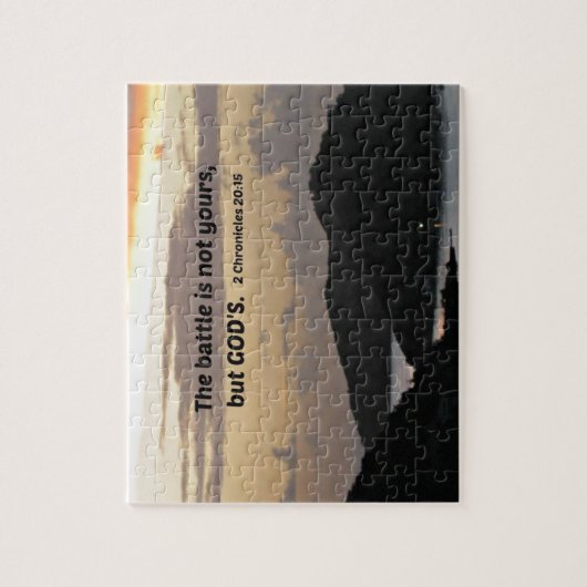 2 Chronicles 20:1 De strijd is niet van jou... Legpuzzel (Verticaal)